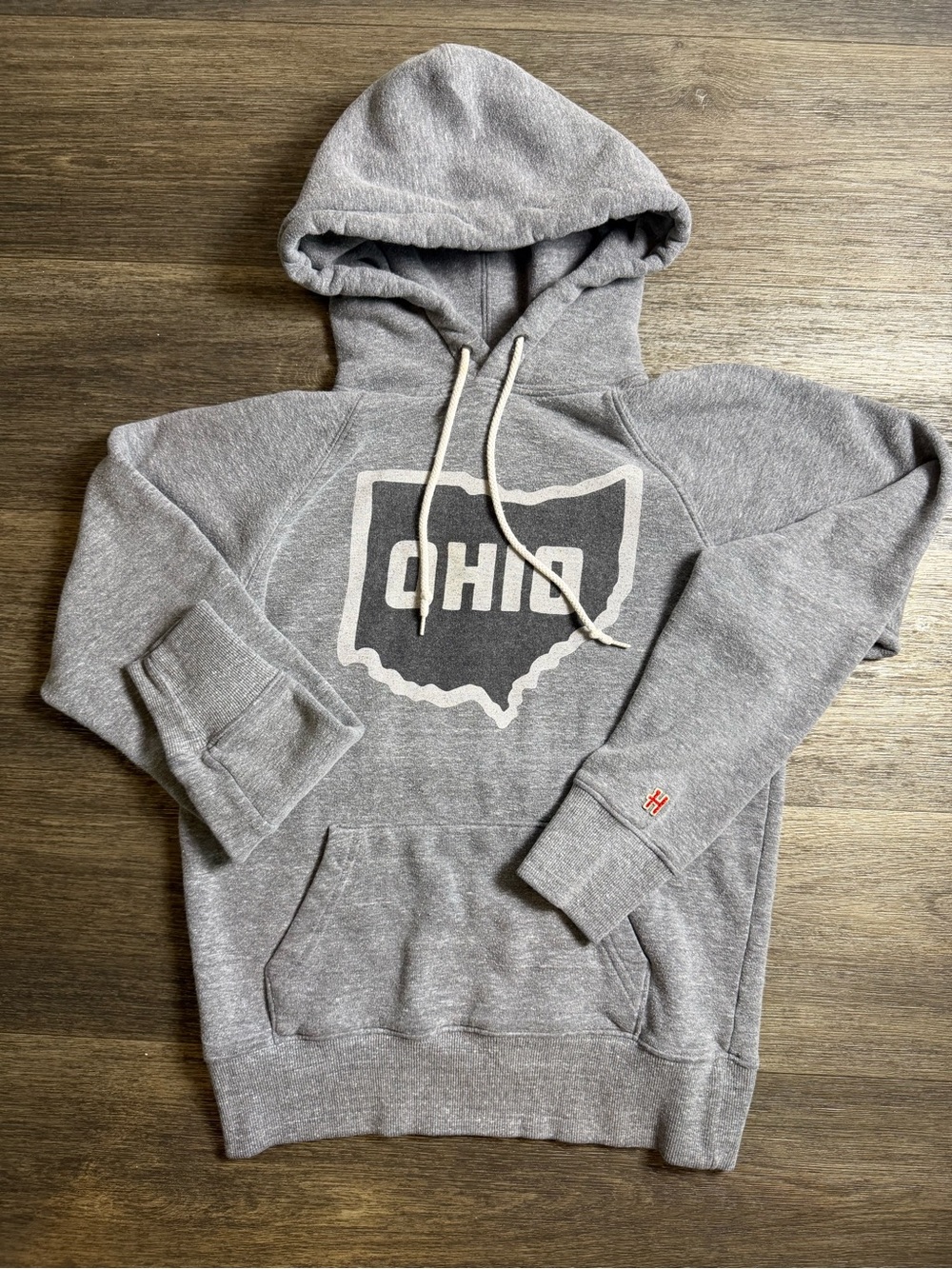 Homage Gray Ohio Graphic Hooded Sweatshirt - Men's